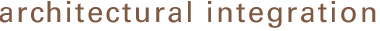 Architectural Integration